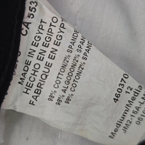 Lee Black Natural Fit  Cropped Ankle Pants Size 12 - Picture 5 of 5